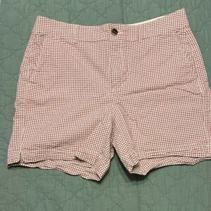 Old Navy Women's Pink Gingham Shorts